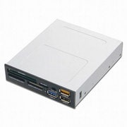 3.5インチベイ マルチフロントI/Oパネル PF-102CR3