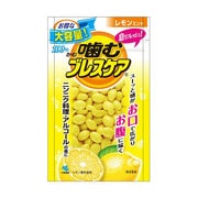 清涼食品 グミ 100粒 噛むブレスケア パウチ レモンミント