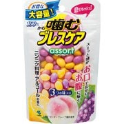 清涼食品 グミ 100粒 噛むブレスケア パウチ レモン・ピーチ・グレープ