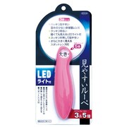 LEDライト付ハンドルーペ ピンク TKSM-012P