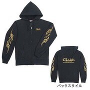 127898 [スウェットジップパーカー ブラック M GM3375]