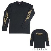 127850 [ロングスリーブTシャツ ブラック LL GM3374]