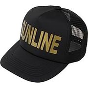 940998 [SUNLINE CLUBキャップ CP-3951 ブラック/ゴールド]