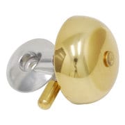 OH-2250B Aヘッドキャップベル 真鍮 スプリング式 シルバー/ゴールド 455-00212