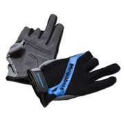 352096 [MEGABASS SW GLOVE カット ブラック/ブルー(M)]