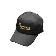 347511 [MEGABASS FIELD CAP BRUSH LOGO BLK/GLD]