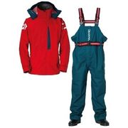 872560 [PUオーシャンサロペットレインスーツ DR-6002 レッド 2XL]
