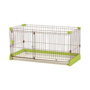 ペット用 お掃除簡単サークル 120-60 グリーン
