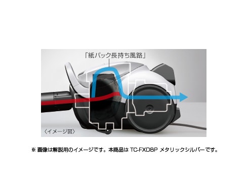 三菱（MITSUBISHI） 紙パック式掃除機 Be-K TC-FXD8P