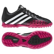 サッカーシューズ プレデターアブソラド LZ TRX TF J キッズ 19.0cm ブラック×ランニングホワイト×ビビッドベリーS14 [F32576]