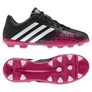 サッカーシューズ プレデターアブソラド LZ TRX HG J キッズ 21.0cm ブラック×ランニングホワイト×ビビッドベリーS14 [F32596]