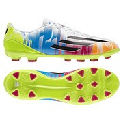 F10 TRX HG LM サッカーシューズ メンズ 31.0cm ランニングホワイト/ブラック/ソーラースライム [F32704]