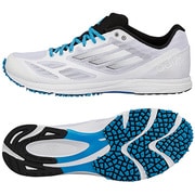 adizero(アディゼロ) Feather RK2 ランニングシューズ 22.5cm ランニングホワイト/ネオアイロンメットF11/ソーラーブルーS14 [D65769]