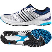 adizero(アディゼロ) Mana 7 Wide ランニングシューズ メンズ 24.0cm ランニングホワイト/メタリックシルバー/ナイトブルーF13 [M20189]