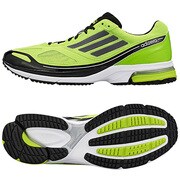 adizero(アディゼロ) Boston 4 ランニングシューズ Wide メンズ 28.5cm ソーラースライム/ネオアイロンメットF11/ブラック [D65772]