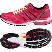 ランニングシューズ adizero(アディゼロ) takumi idomi W レディース 22.0cm ビビッドベリーS14×ブラック×グローS14 [M20239]