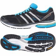 adizero(アディゼロ) takumi idomi Wide ランニングシューズ 22.5cm ブラック/ランニングホワイト/ソーラーブルーS14 [M20240]