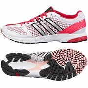 ランニングシューズ adizero(アディゼロ) Mana 7 W レディース 22.0cm ランニングホワイト×メタリックシルバー×ビビッドベリーS14 [M20188]