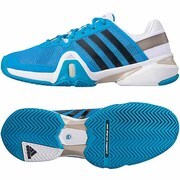 adipower Barricade 8 テニスシューズ メンズ 30.0cm ソーラーブルーS14/ナイトシェイドF13/ランニングホワイト [F32332]