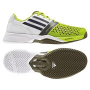 テニスシューズ CC adizero(アディゼロ) feather III メンズ 26.5cm ソーラースライム/ナイトシェイドF13/アースグリーンS13 [F32335CC]
