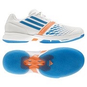 テニスシューズ CC adizero(アディゼロ) tempaia III メンズ 28.5cm ランニングホワイト/ソーラーブルーS14/グローオレンジS14 [D67186CC]