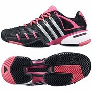 Barricade V Classic W テニスシューズ レディース 28.5cm ブラック/メタリックシルバー/バヒアピンクS14 [M22457]