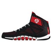 D ROSE DOMINATE バスケットシューズ レディース 24.5cm ブラック/ライトスカーレット/ランニングホワイト [G99385]