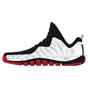 D ROSE ENGLEWOOD II バスケットシューズ メンズ 28.0cm ランニングホワイト/ブラック/ライトスカーレット [G98278]