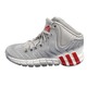 adipure crazyquick 2 バスケットシューズ メンズ 30.0cm ミッドグレーS14/ライトスカーレット/ランニングホワイト [G98406]