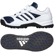 adipure JP Trainer 野球シューズ メンズ 27.0cm カレッジネイビー/ランニングホワイト/メタリックシルバー [G66825]