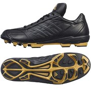 adipure TPU low 2 野球シューズ メンズ 28.0cm ブラック/ブラック/メタリックゴールド [G66820]