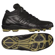 adipure TPU mid 2 野球シューズ メンズ 29.0cm ブラック/ブラック/メタリックゴールド [G67442]