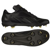 adizero(アディゼロ) FIXMETAL 3 low 野球シューズ メンズ 28.0cm ブラック/ブラック/メタリックゴールド [G66812]