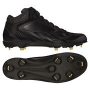 adizero(アディゼロ) FIXMETAL 3 mid 野球シューズ メンズ 29.0cm ブラック/ブラック/メタリックゴールド [G67444]