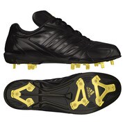 adipure IC low 2 野球シューズ メンズ 27.5cm ブラック/ブラック/メタリックゴールド [G67437]
