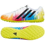 アディ5 X-タッチ LM フットサルシューズ メンズ 25.5cm ランニングホワイト/ブラック/ソーラースライム [D67200]