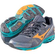 WAVE RIDER 17（ウエーブライダー17） ランニングシューズ メンズ 26.0cm チャコール×オレンジ [J1GC1403 56]