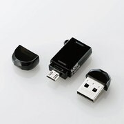 スマホ・タブレット用 USB3.0メモリ 16GB MF-SAU316GBK