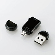 スマホ・タブレット用 USB3.0メモリ 32GB MF-SAU332GBK
