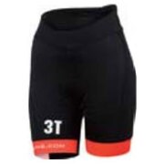 02014XS [ウェア WOMEN TEAM SHORT ブラック/ホワイト/レッド XS]