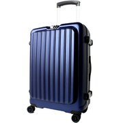 スーツケース フロントオープン 旅行日数目安:4~7泊 85L TSAロック搭載 マットブルー B1269T-67