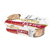 モンプチ プチリュクス [猫用 キャットフード カップ 15歳以上用 かがやきサポート まぐろ ささみ添え 57g]