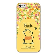 ip5-7787 [MDC iPhone SE/5s/5用ハードケース Disney×Shinzi Katoh プーさん 花柄]