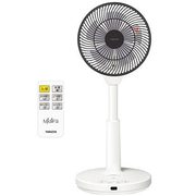 ミニリビング扇風機 ミディファ DCモーター リモコン付 ホワイト MX-C18W