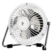 ミニマグネット扇風機 10cm ホワイト YMS-A105 W