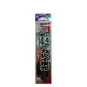 AA109 カレイ(赤)夜光糸付 14 4