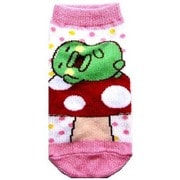 キャラックス キッズ TGキノコWH*PK [靴下/キッズ]