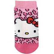 HKSOC236 [キャラックス ハローキティ ヒョウ柄 キッズソックス 13～18cm LPK×PK]