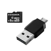 クラス10対応microSDHCカード8GB リーダー/ライター付 BMS-8G10RW