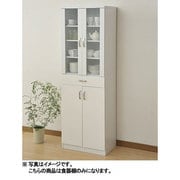 ベリーベリーキッチン 食器棚 (幅59 高さ180) ホワイト ASSY-1860CB(WH)